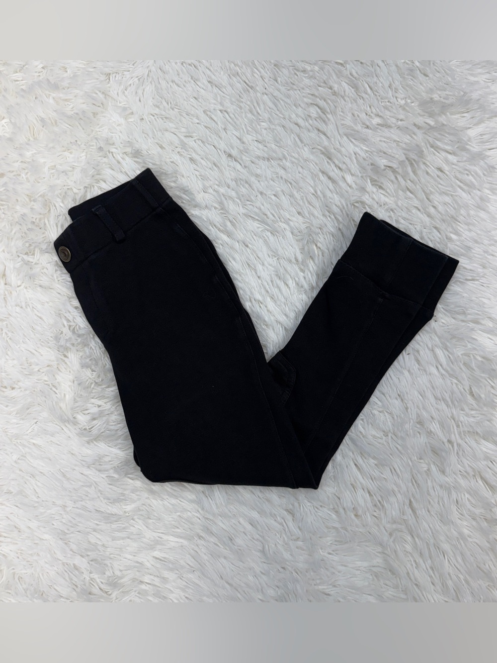 Child’s Size 6R Black TuffRider Knee Patch Horseback Riding Jodphur Breeches